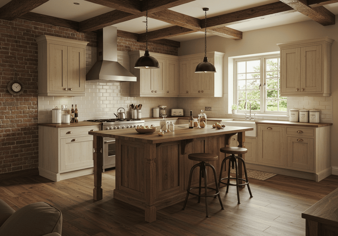 rustic modern kitchen FI