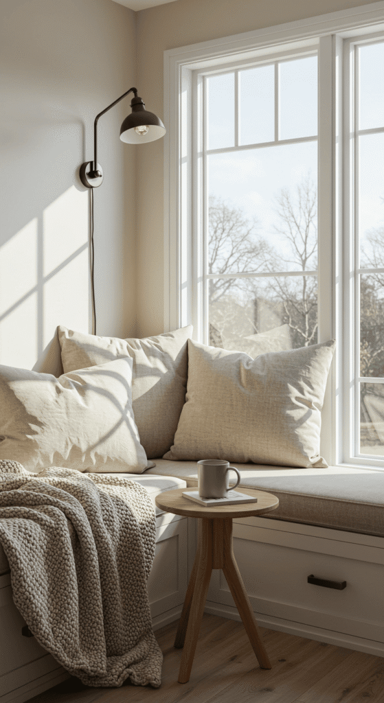 rustic modern living room 17