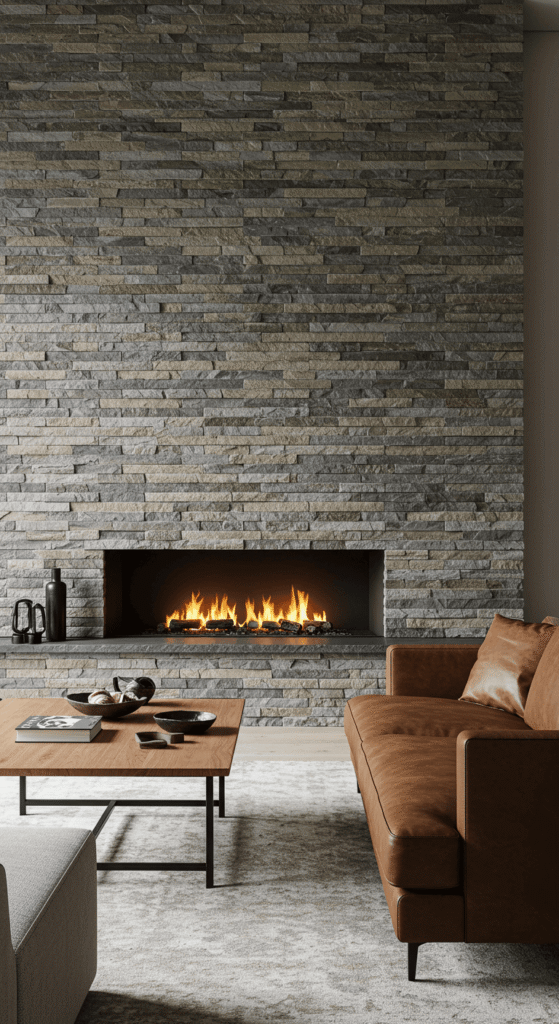 rustic modern living room 2