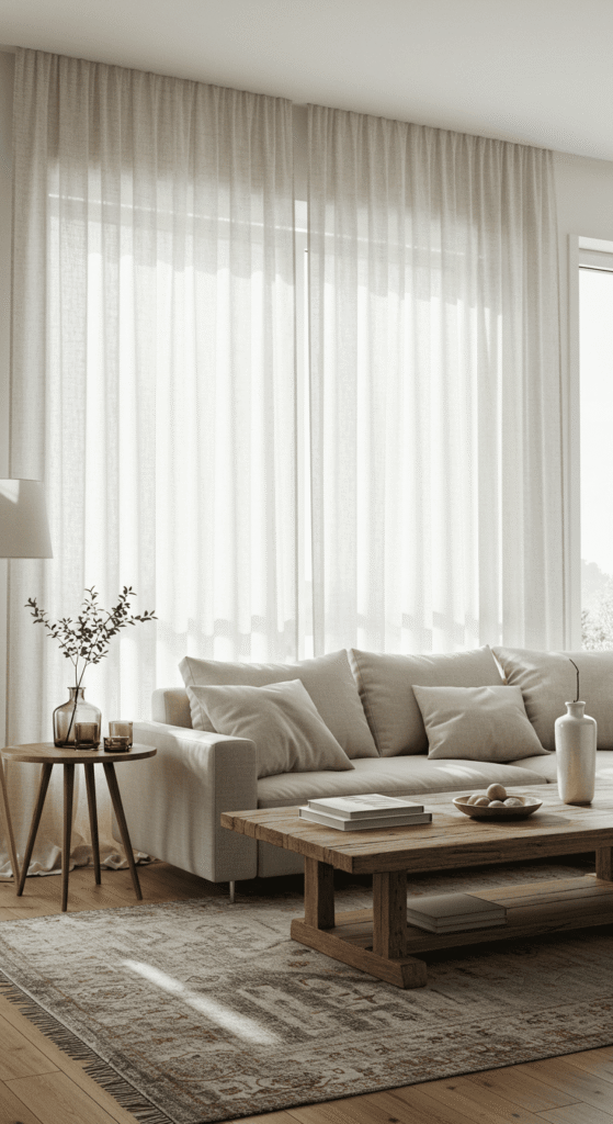 rustic modern living room 20