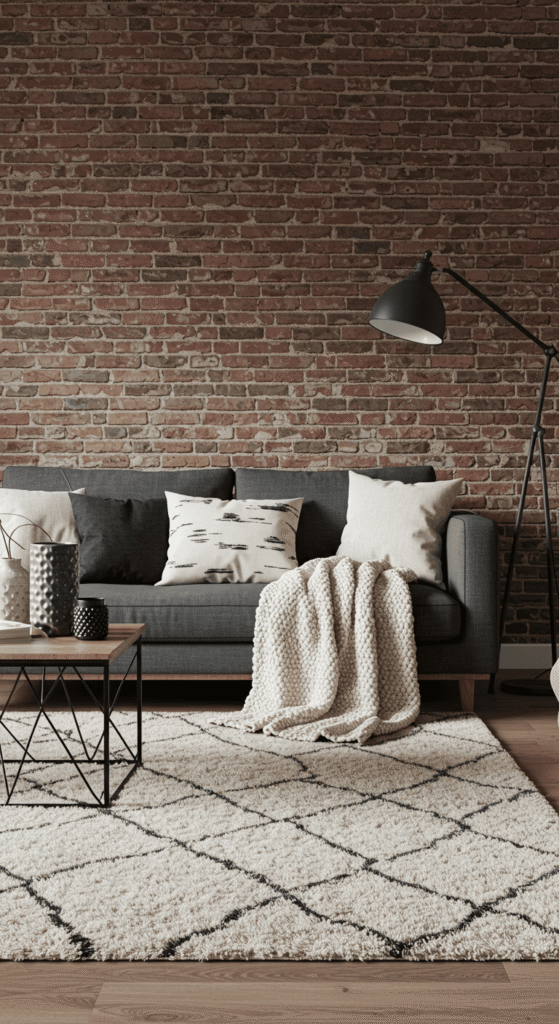 rustic modern living room 4