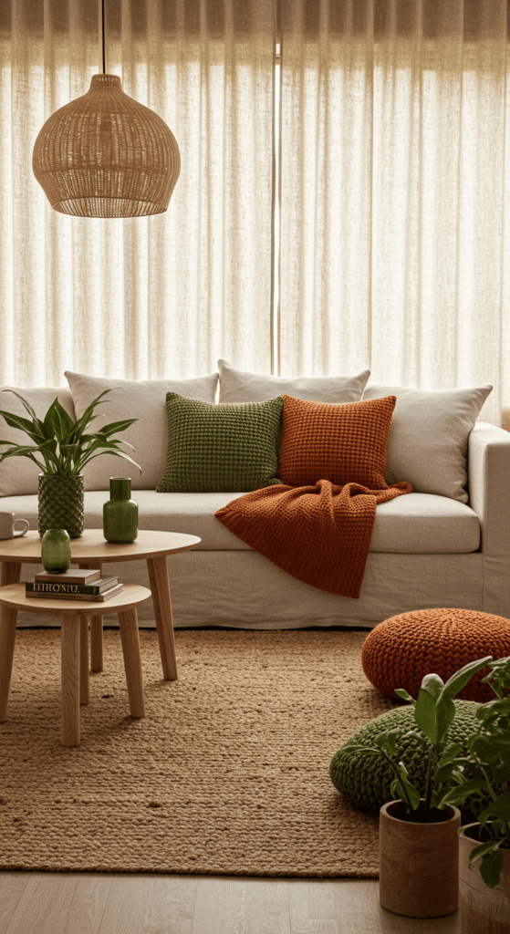 rustic modern living room 5