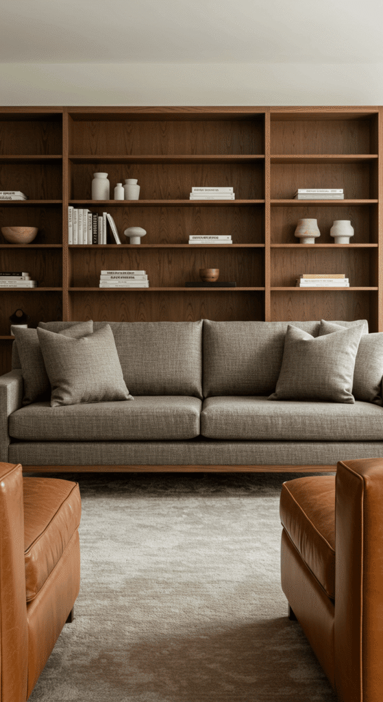 rustic modern living room 7