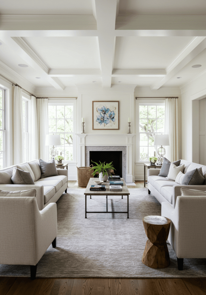 transitional living room 21