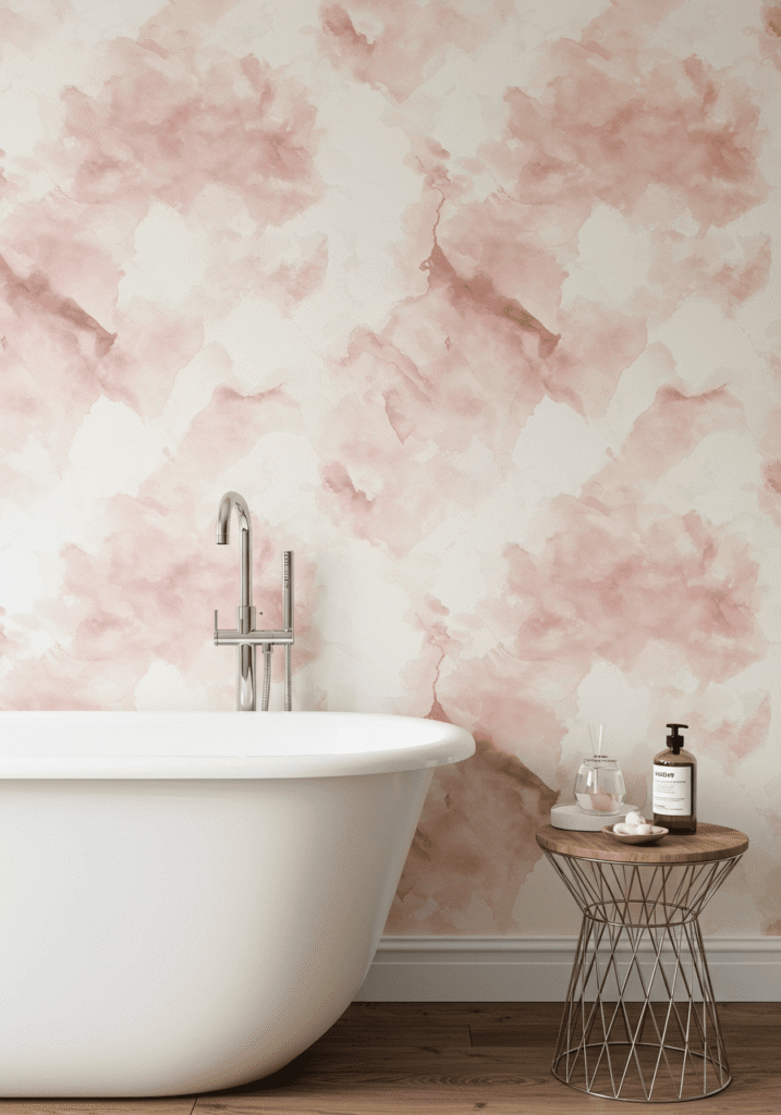 pink bathroom decor 18