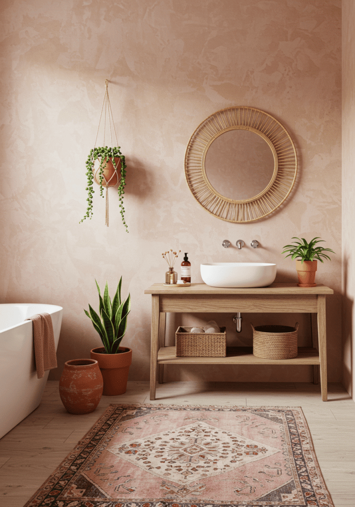 pink bathroom decor 4
