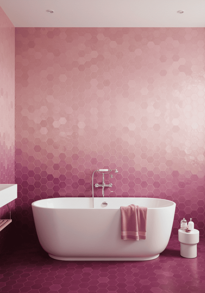 pink bathroom decor 7
