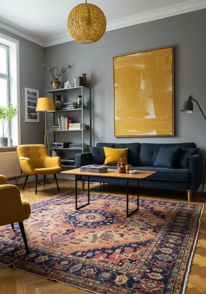 eclectic living room 17 converted