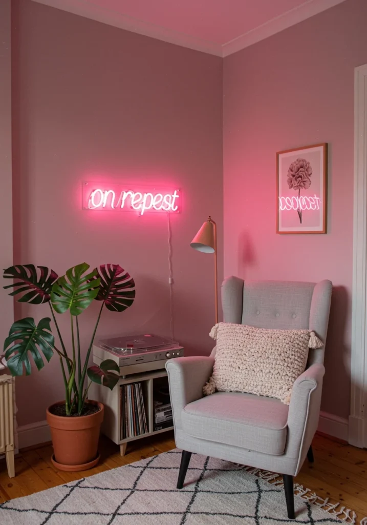 pink living room 15 converted