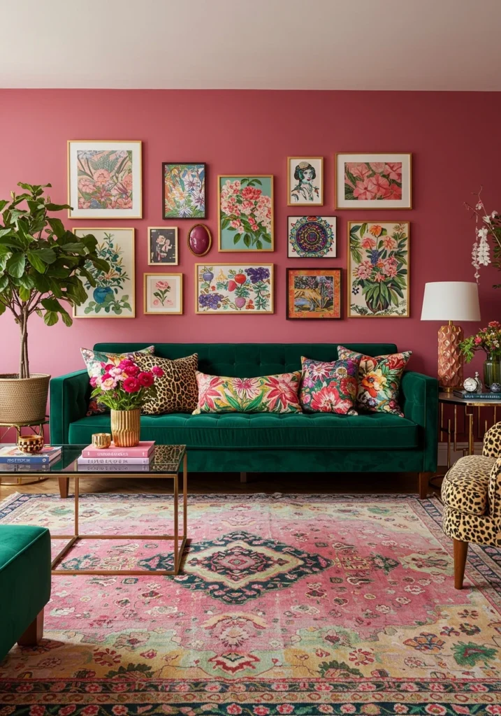 pink living room 16 converted