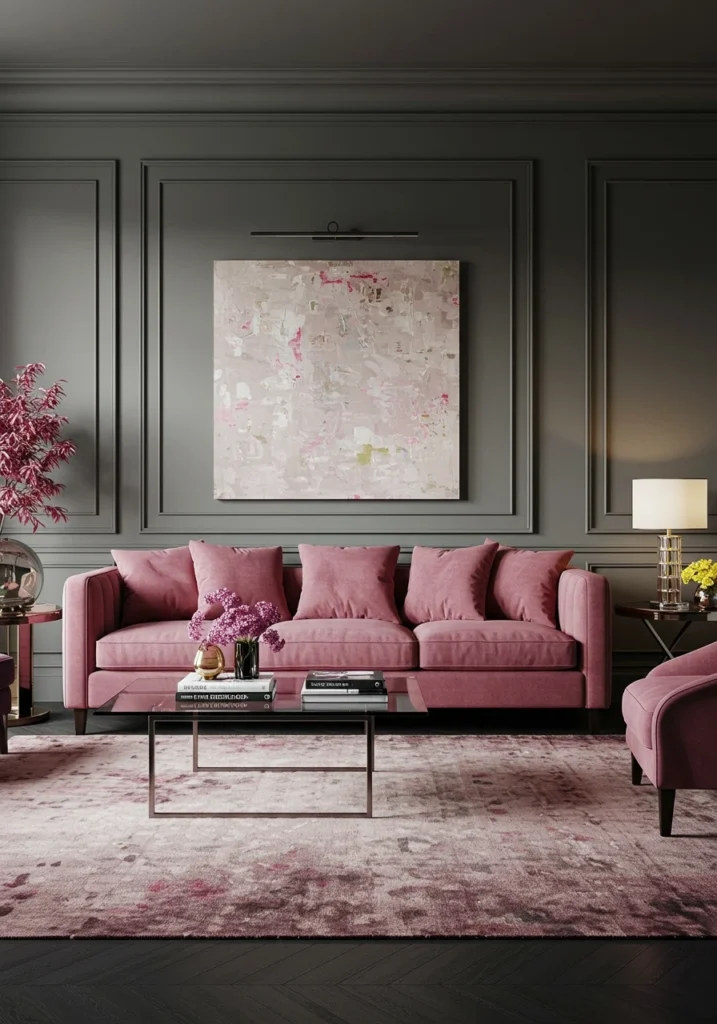 pink living room 3 converted