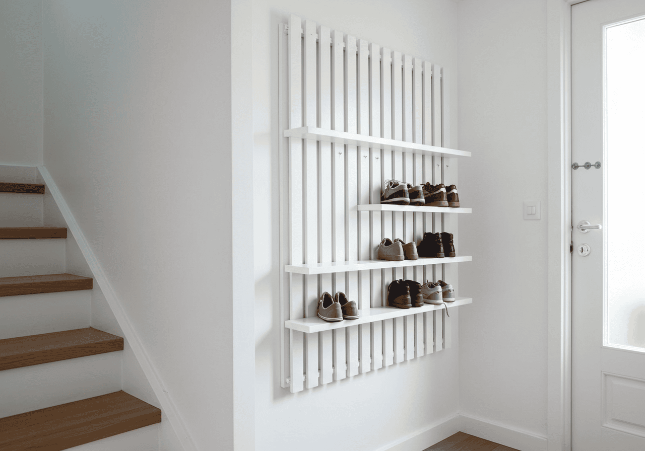 shoe storage ideas for small spaces FI