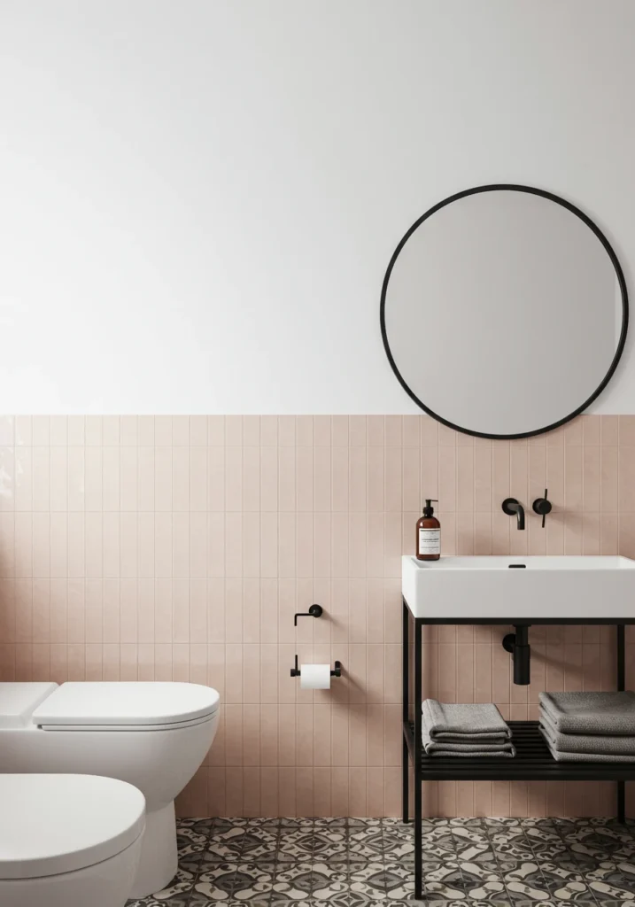 black bathroom 13 converted