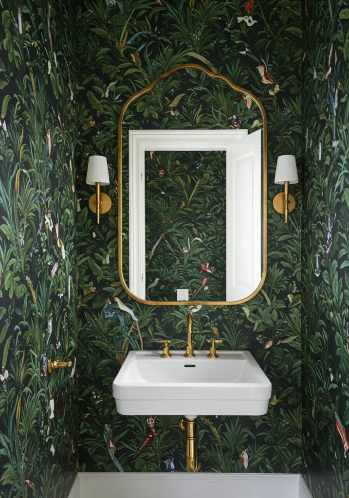 black bathroom 18 converted