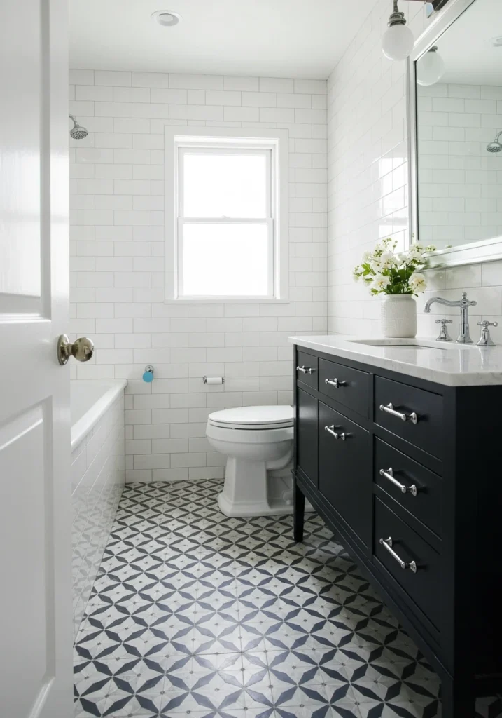 black bathroom 2 converted