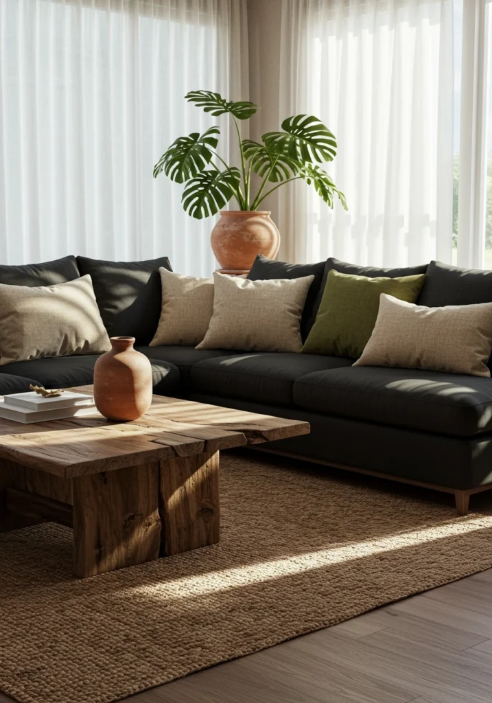 black couch living room 2 converted