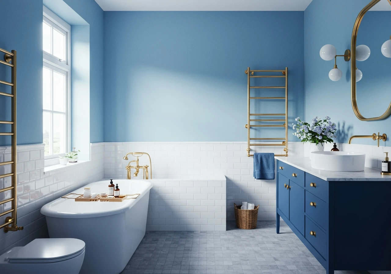 Beyond the Nautical: 21 Breathtaking Blue Bathroom Decor Ideas