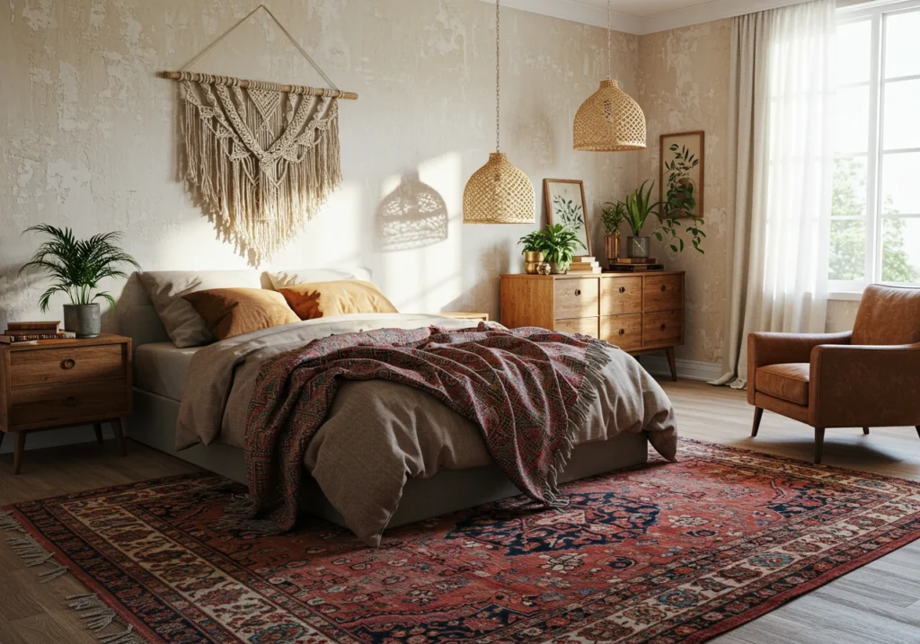 boho chic bedroom FI converted