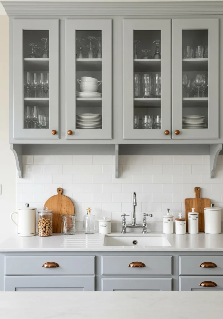 gray kitchen cabinets 13 converted