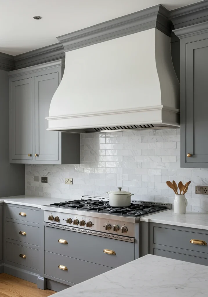 grey and white kitchen cabinets 11 converted