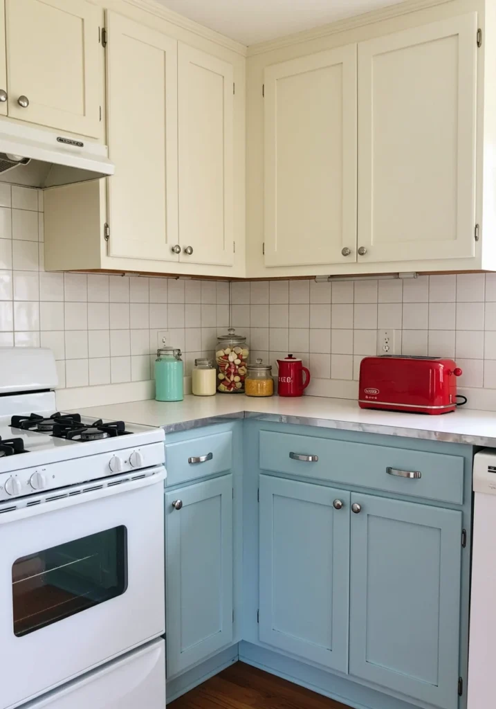 grey and white kitchen cabinets 17 converted