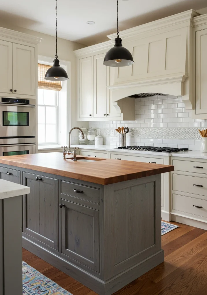 grey and white kitchen cabinets 7 converted