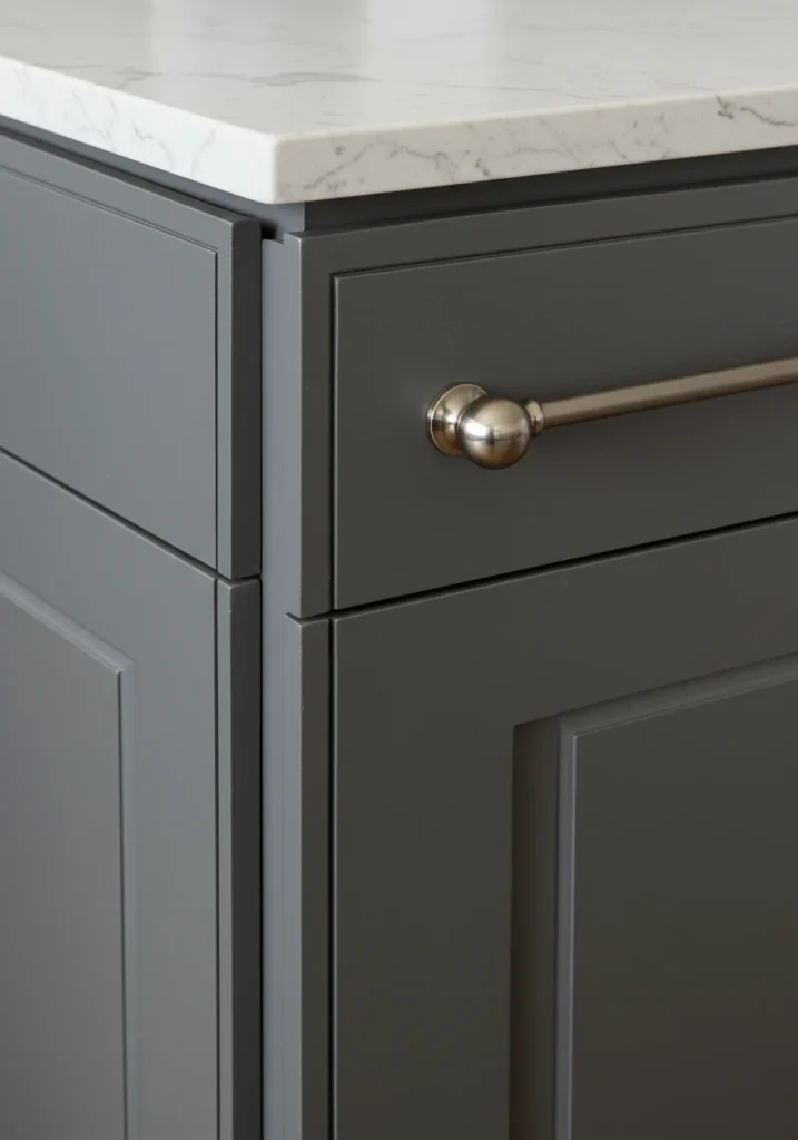 grey and white kitchen cabinets 8 converted