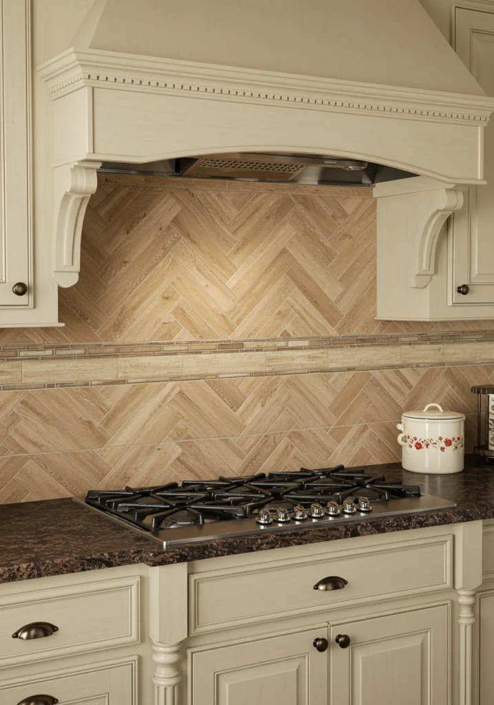 herringbone backsplash 20 converted