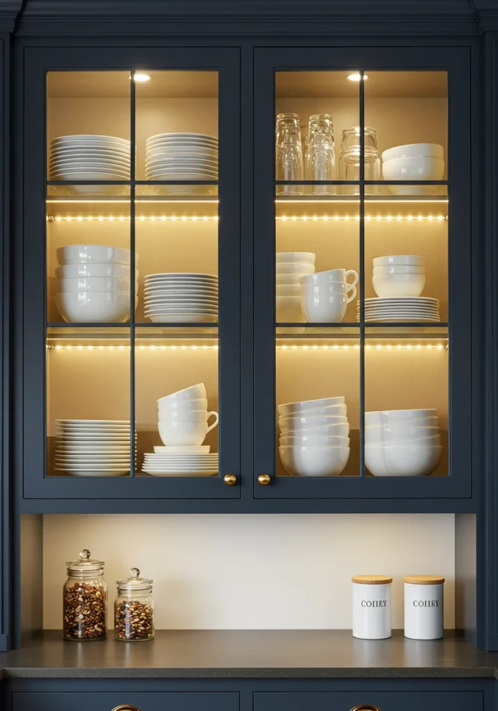 navy blue kitchen cabinets 13 converted