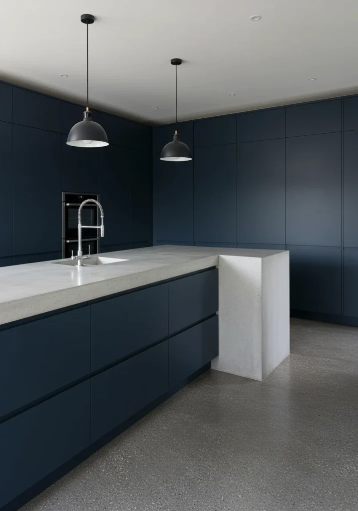 navy blue kitchen cabinets 16 converted