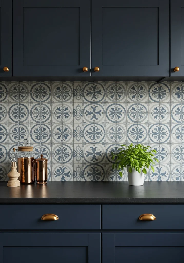 navy blue kitchen cabinets 9 converted