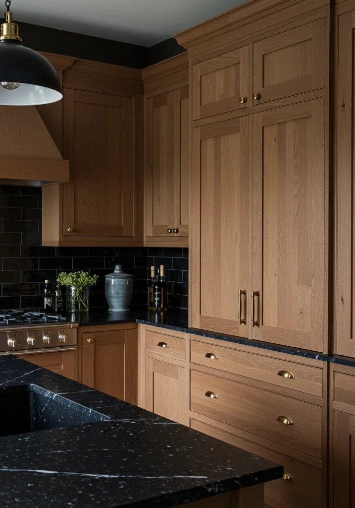oak kitchen cabinets 2 converted