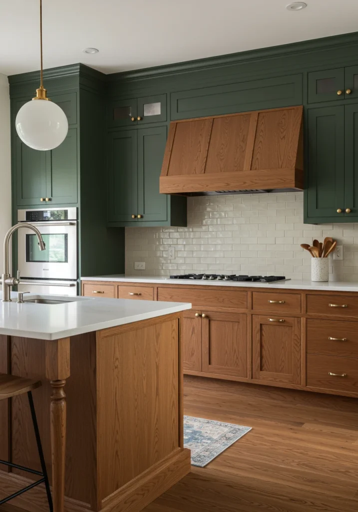oak kitchen cabinets 8 converted