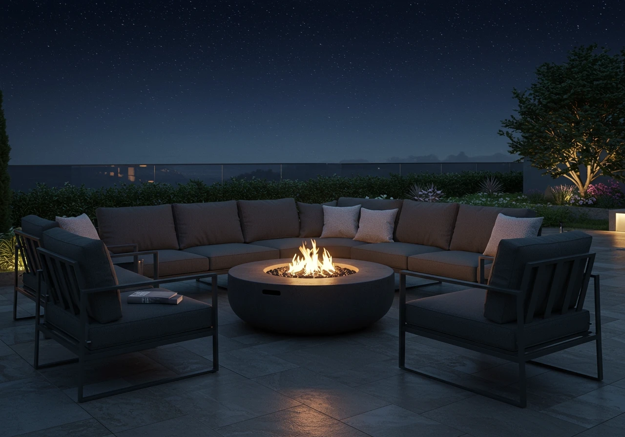 Ignite Your Evenings: 19 Dreamy Patio Furniture Sets with Fire Pits