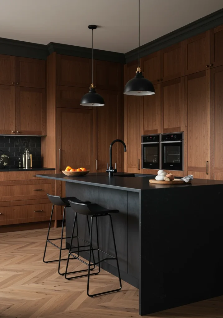 walnut kitchen cabinets 2 converted