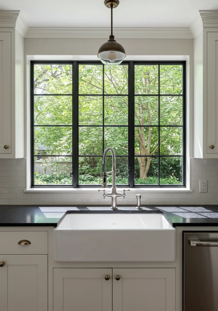 white cabinets black countertops 21 converted
