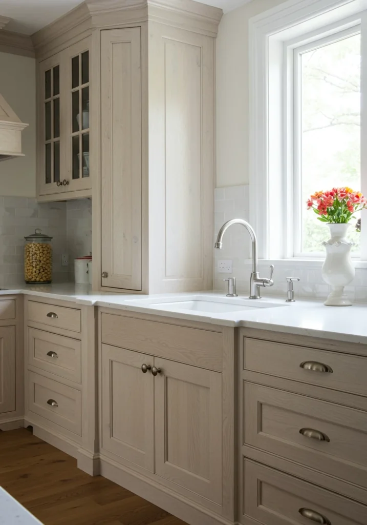 white oak kitchen cabinets 9 converted