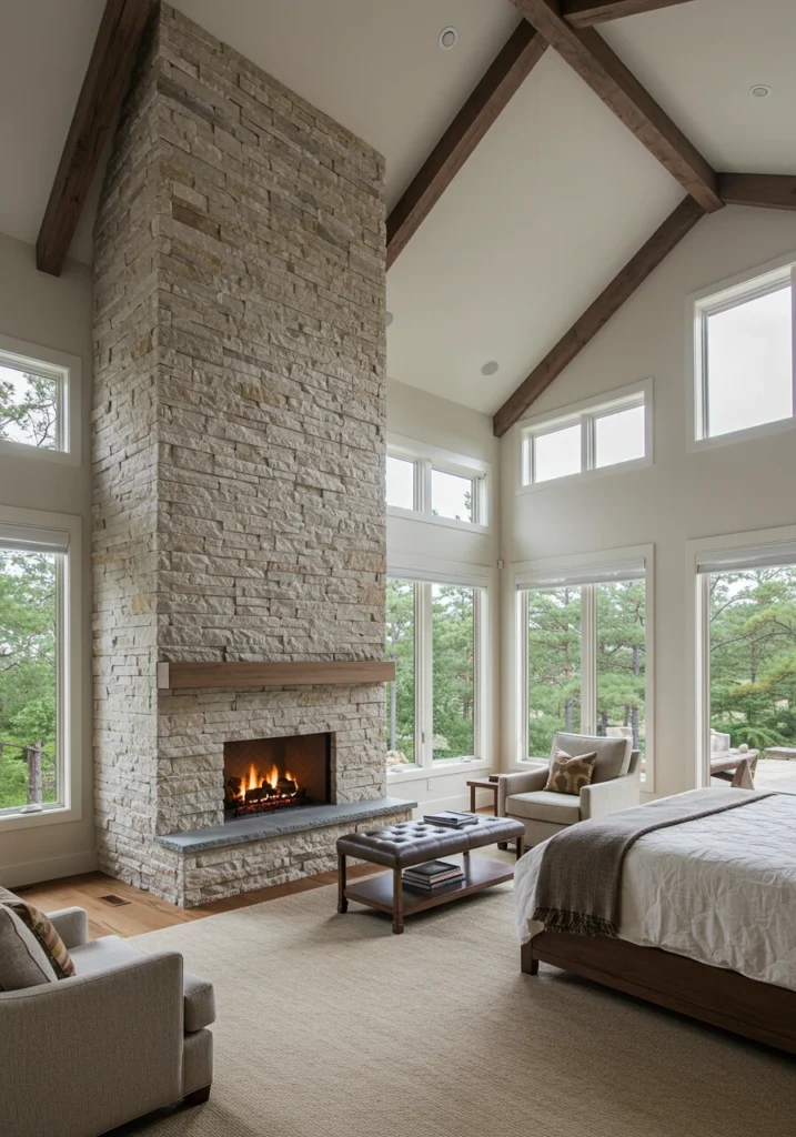 bedroom with fireplace 17 converted