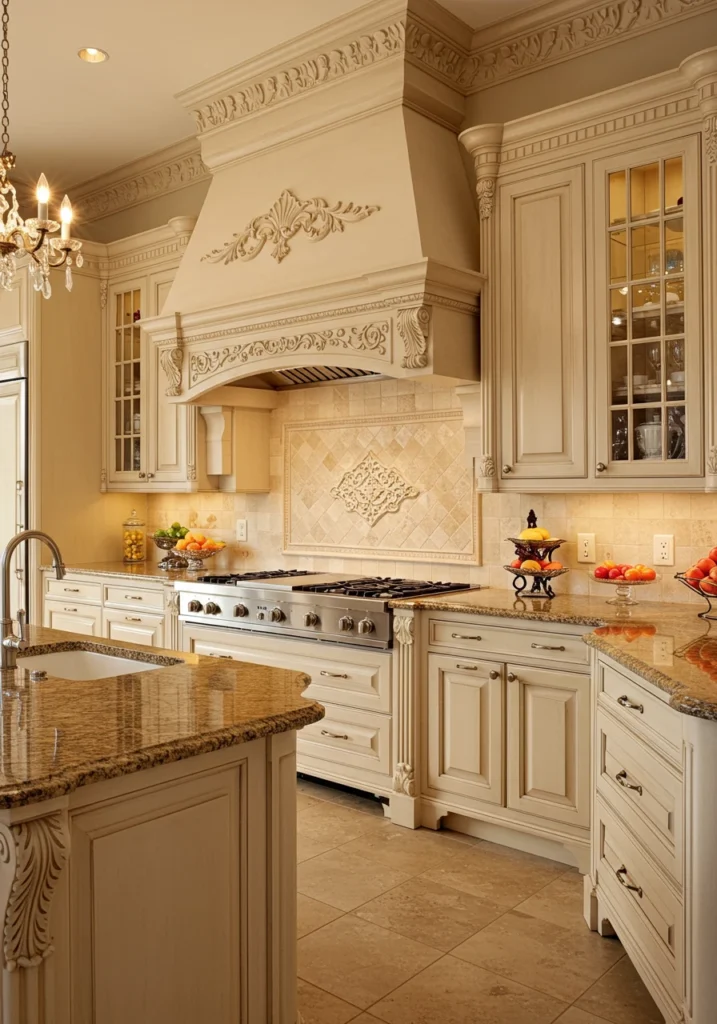 beige kitchen cabinets 14 converted