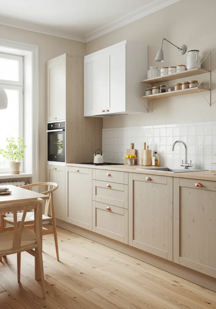 beige kitchen cabinets 16 converted