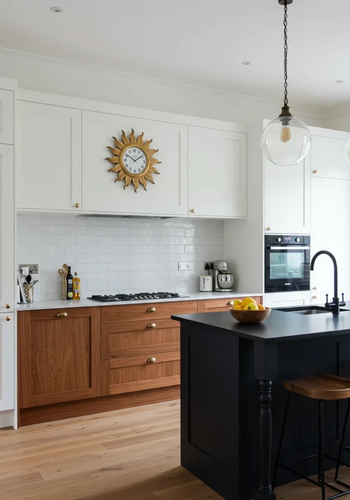 black and white kitchen cabinets 14 converted