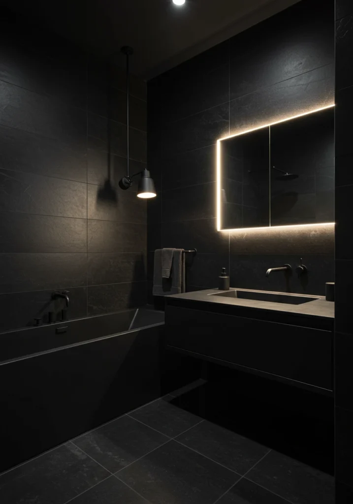 black bathroom ideas 1 converted