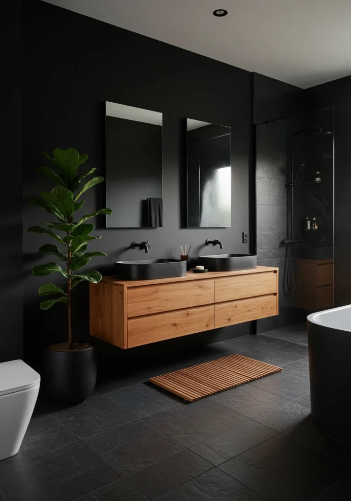 black bathroom ideas 4 converted