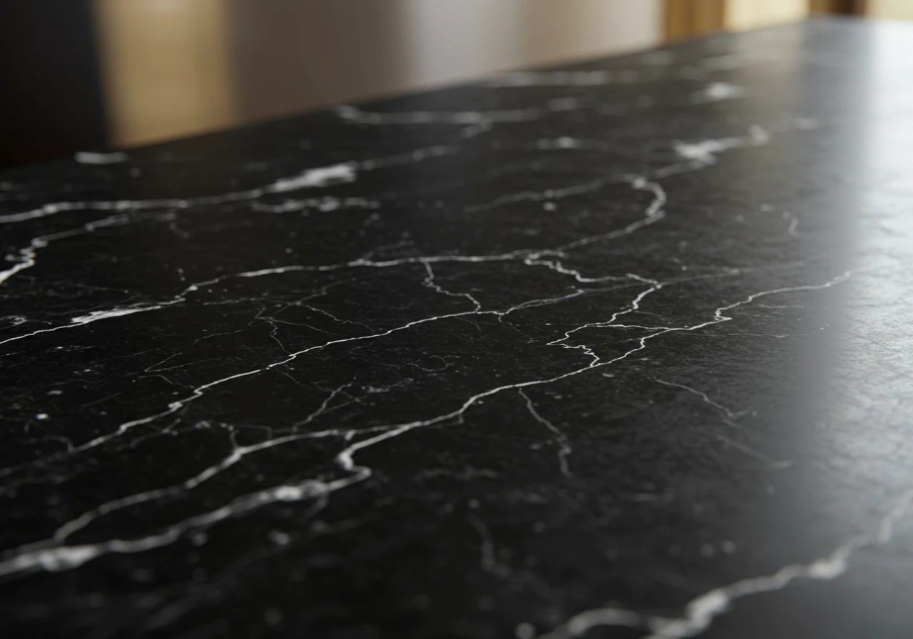 black marble countertops FI converted