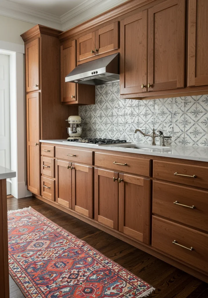 brown cabinets kitchen 10 converted