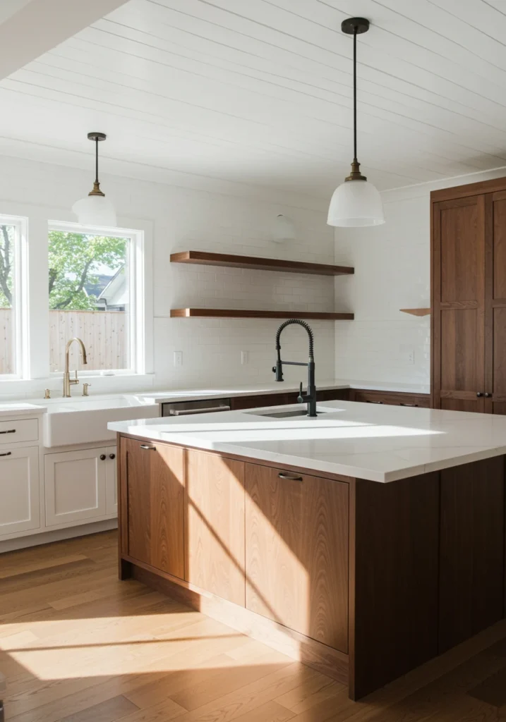 brown cabinets kitchen 1 converted