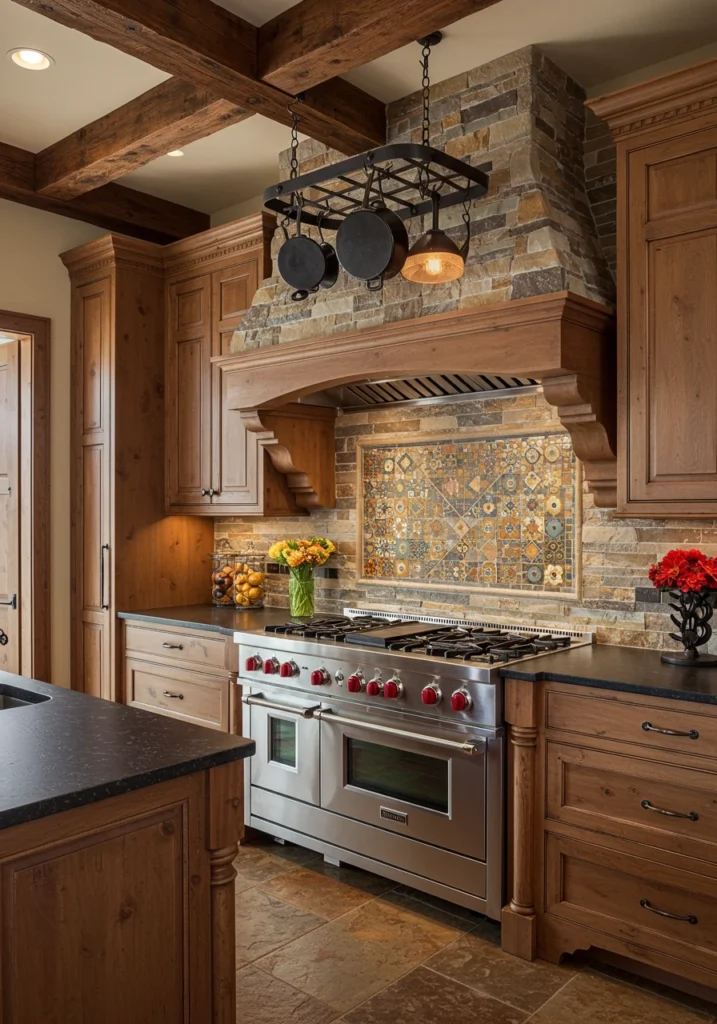 brown cabinets kitchen 5 converted