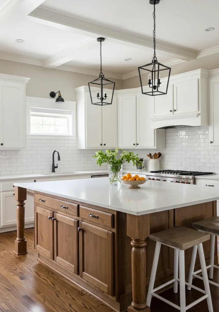 brown cabinets kitchen 8 converted
