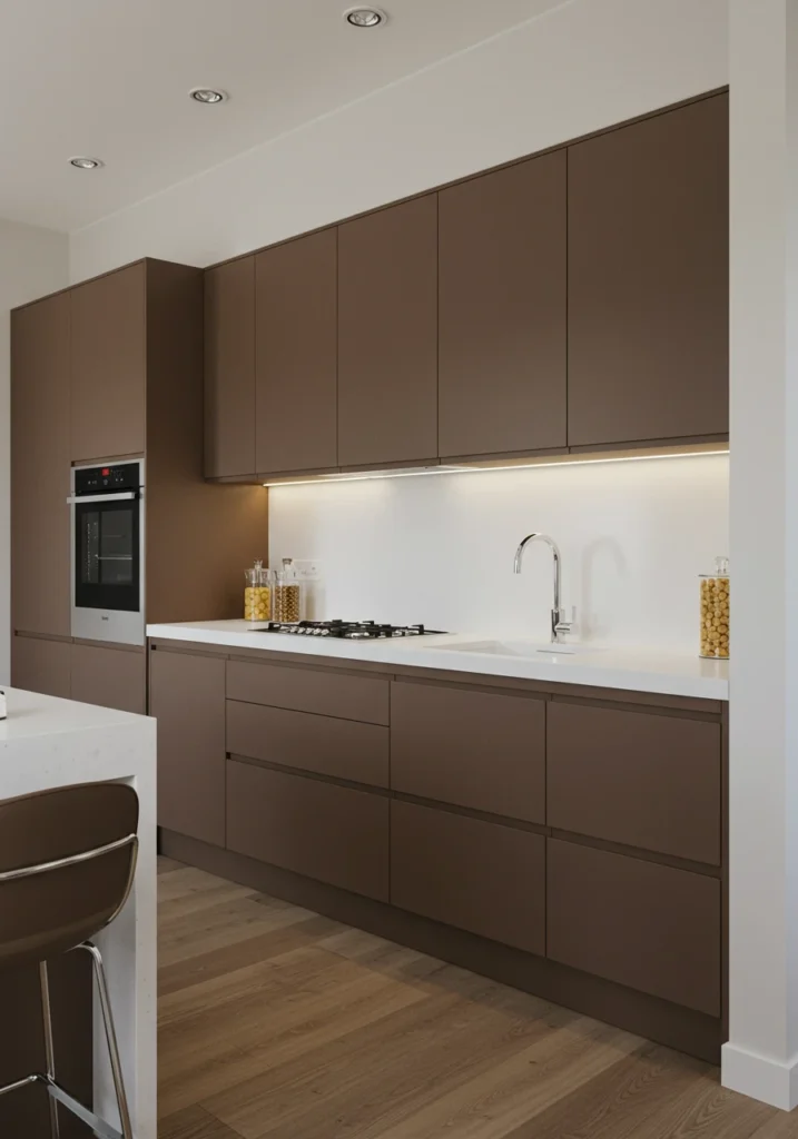 brown kitchen cabinets 10 converted