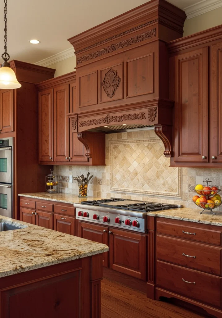 brown kitchen cabinets 12 converted